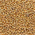 Miyuki Round Seed Bead 11/0 24kt Light Gold Plated (193)