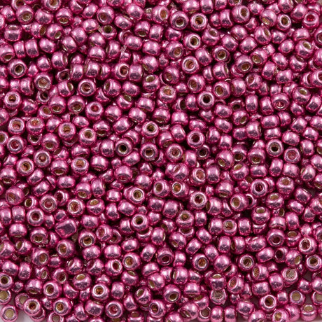 11-4210, Miyuki 22g Duracoat Galvanized Hot Pink