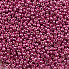 50g Miyuki Round Seed Bead 11/0 Duracoat Galvanized Hot Pink (4210)