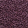 50g Miyuki Round Seed Bead 11/0 Duracoat Galvanized Eggplant (4220)