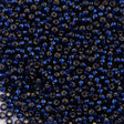 50g Miyuki Round Seed Bead 11/0 Duracoat Silver Lined Dyed Navy Blue (4281)