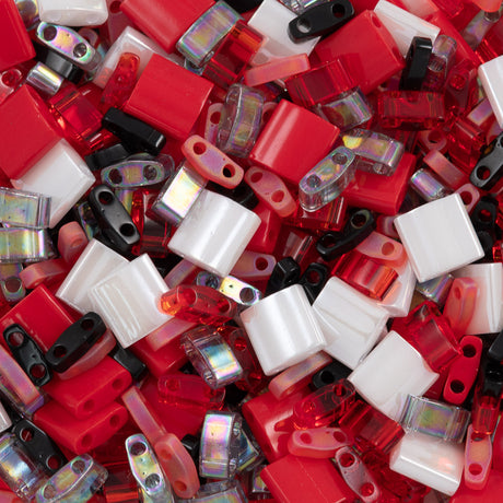 Miyuki Tila Seed Bead Royal Flush Mix 7g Tube (201)