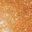 Miyuki Triangle Seed Bead 10/0 Inside Color Lined Apricot (1107)