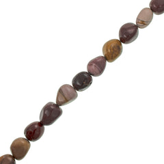 Moukaite Jasper tumble stone 10-20mm beads