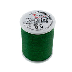 Nozue Sonoko Green Beading Thread 100 Meter 78dtex