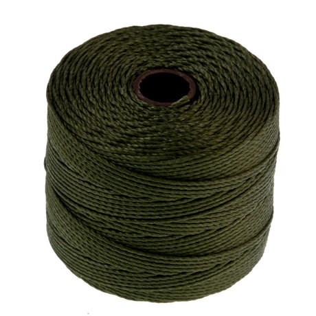 Olivine S-Lon Bead Cord 77 Yard Spool .5mm TEX 210