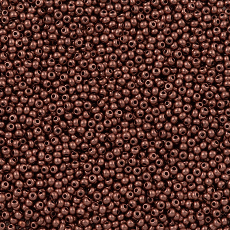 Czech Seed Bead 11/0 Metallic Bronze Copper 50g (01780)Czech Seed Bead 11/0 Metallic Bronze Copper 50g (01780)