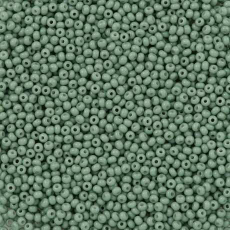 Czech Seed Bead 11/0 Light Olive Solgel 2-inch Tube (03152)
