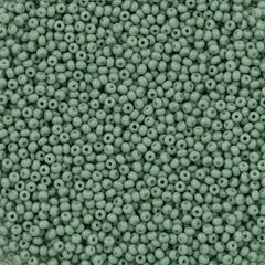 Czech Seed Bead 11/0 Solgel Jade Opaque 50g (03663)