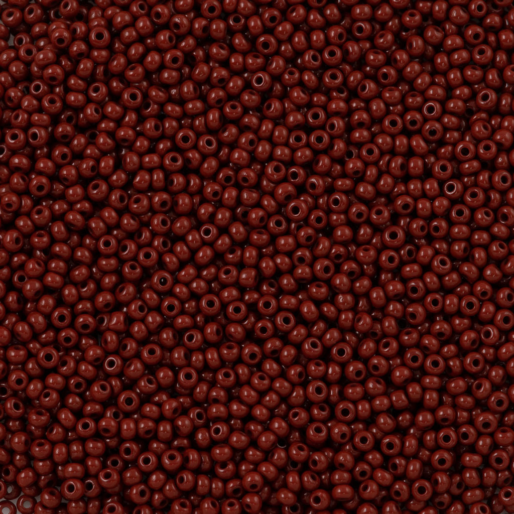 Czech Seed Bead 11/0 Opaque Brown (13600)