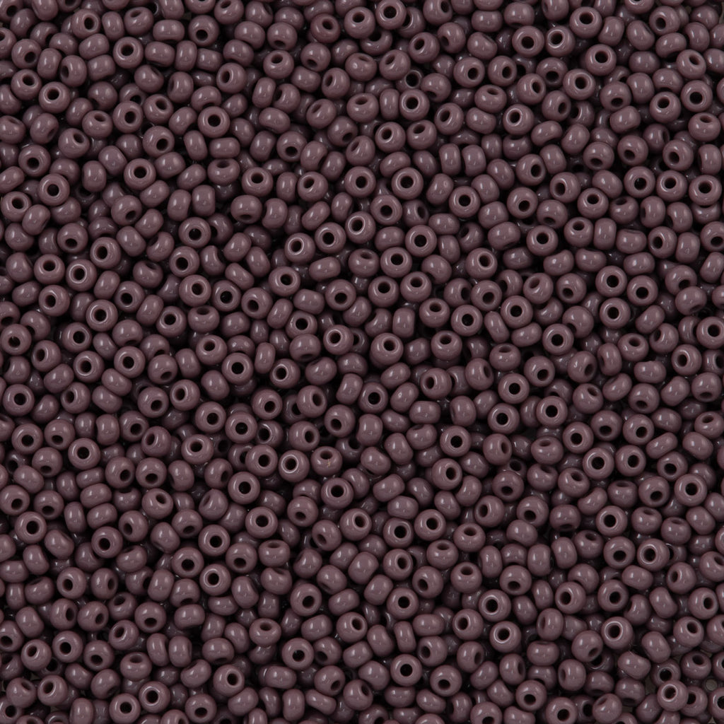 Czech Seed Bead 11/0 Opaque Dark Purple (23040)