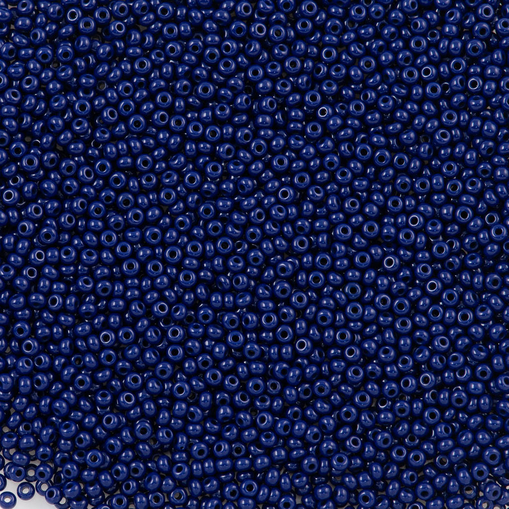 Preciosa Czech Seed Bead 11/0 Opaque Navy Blue (33070)
