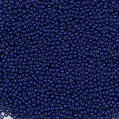 Czech Seed Bead 11/0 Navy Blue Opaque 2-inch Tube (33070)