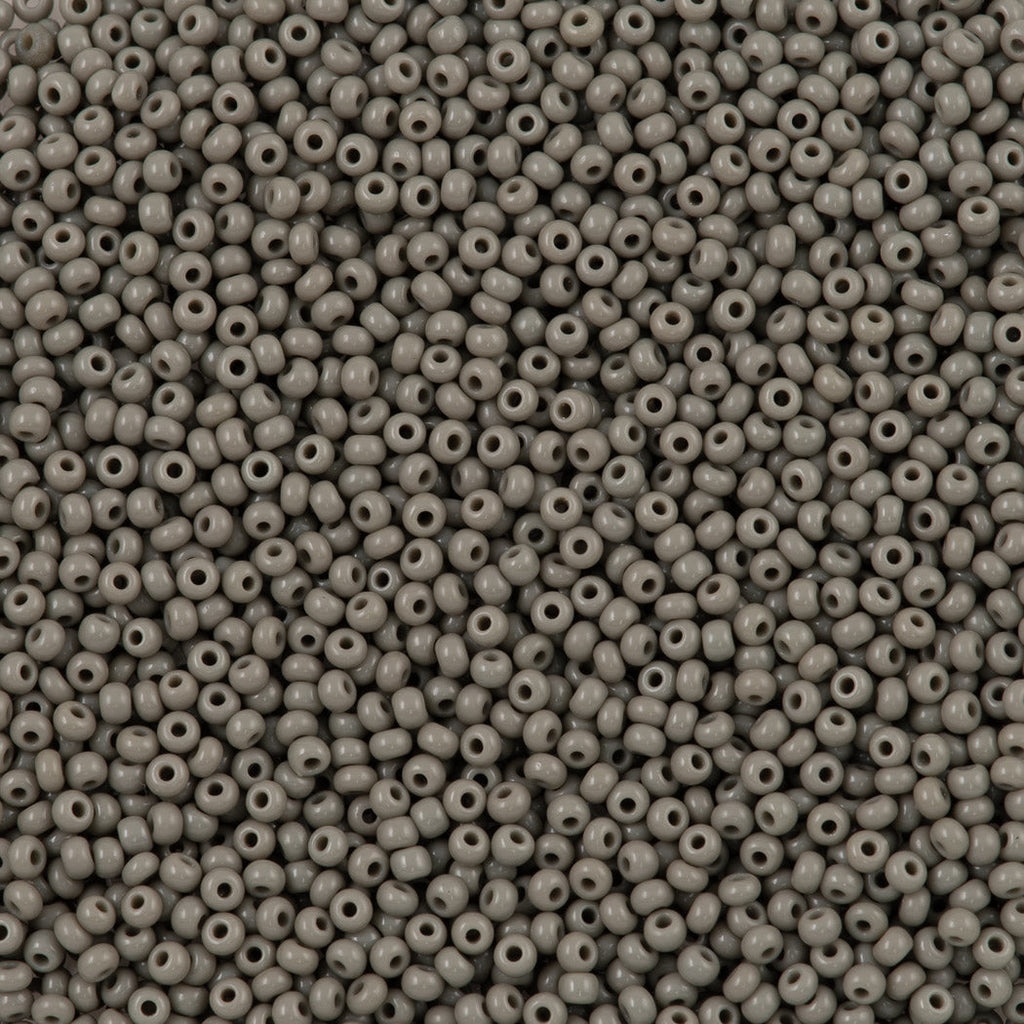 Czech Seed Bead 11/0 Opaque Grey 50g (43020)