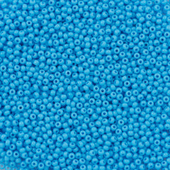 Czech Seed Bead 11/0 Opaque Light Blue Turquoise 50g (63020)