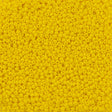 Preciosa Czech Seed Bead 11/0 Opaque Yellow (83110)
