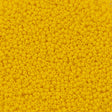 Preciosa Czech Seed Bead 8/0 Opaque Dark Yellow (83130)