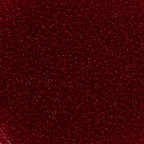 Czech Seed Bead 11/0 Transparent Ruby 50g (90090)