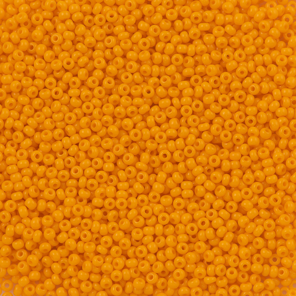 Preciosa Czech Seed Bead 11/0 Opaque Light Orange (93110)