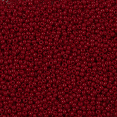 Preciosa Czech Seed Bead 11/0 Opaque Dark Red (93210)