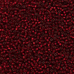 Czech Seed Bead 11/0 Ruby Copper Lined 50g (99090)