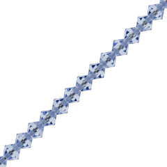 144 Preciosa Crystal 3mm Bicone Bead Light Sapphire (30020)