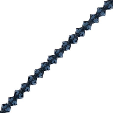 144 Preciosa Czech Crystal 3mm MC Bicone Bead Montana (30340)
