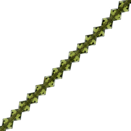 42 Preciosa Crystal Bicone Bead 3mm Olivine (50230)