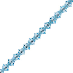 144 Preciosa Crystal 3mm Bicone Bead Aquamarine (60000)
