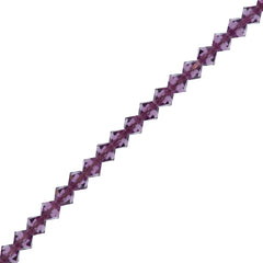 144 Preciosa Crystal 3mm Bicone Bead Amethyst (20050)