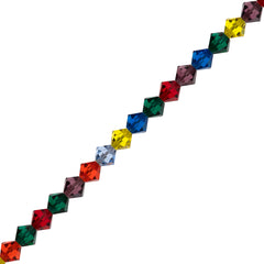 42 Preciosa Crystal 3mm Bicone Bead Rainbow Mix