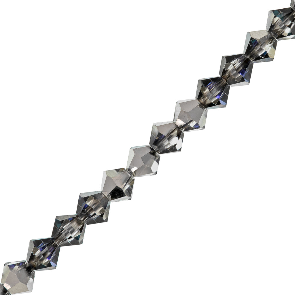 144 Preciosa Crystal 4mm Bicone Bead Crystal Heliotrope (00030HEL)