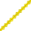 144 Preciosa Crystal 4mm Bicone Bead Citrine (80310)