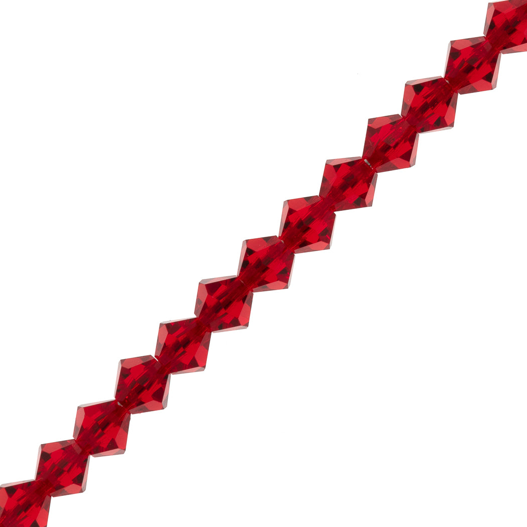 144 Preciosa Czech Crystal 4mm MC Bicone Bead Light Siam (90070)