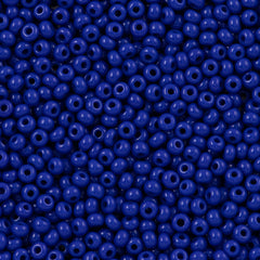 Czech Seed Bead 6/0 Opaque Blue 2-inch Tube (33050)
