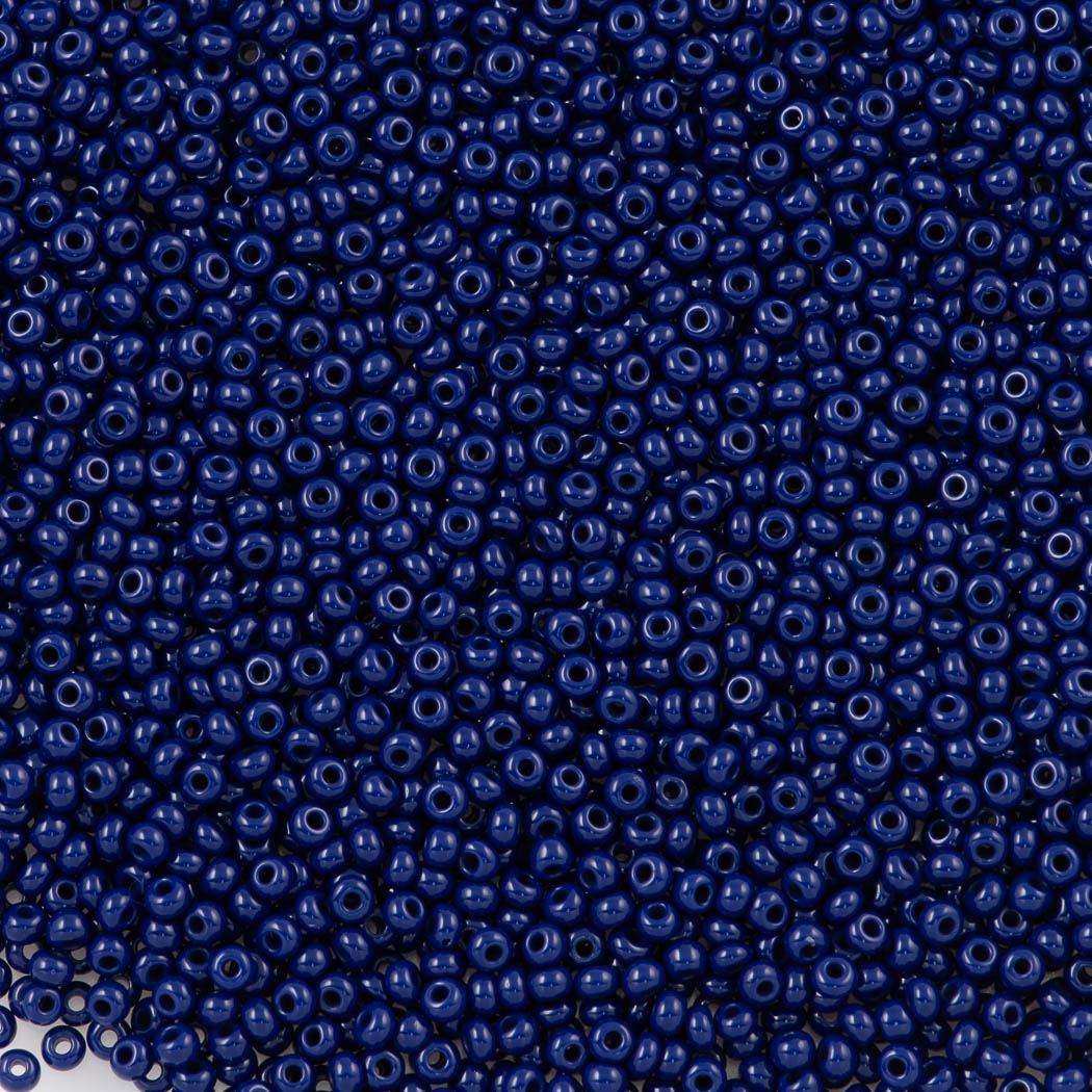Czech Seed Bead 6/0 Opaque Navy Blue 50g (33070) – Aura Crystals, LLC
