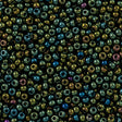 Czech Seed Bead 11/0 Green Iris (59155)