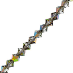 72 Preciosa Crystal 6mm Bicone Bead Vitrail Medium 2X (00030VM2X)