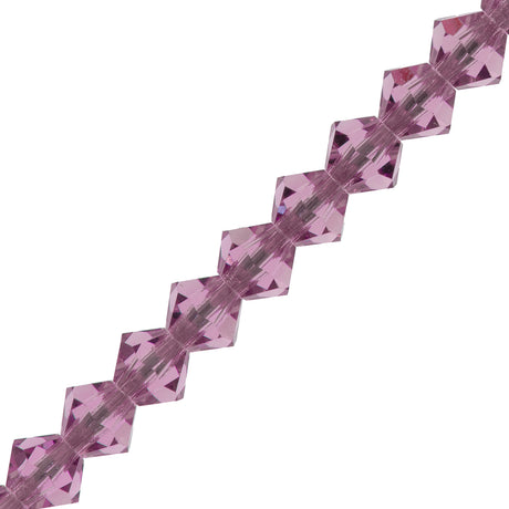 72 Preciosa Crystal 6mm Bicone Bead Light Amethyst (20020)