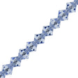 72 Preciosa Crystal 6mm Bicone Bead Light Sapphire (30020)