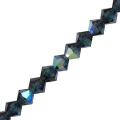 72 Preciosa Crystal 6mm Bicone Bead Montana AB (30340AB)