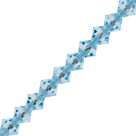 72 Preciosa Crystal 6mm Bicone Bead Aquamarine (60000)