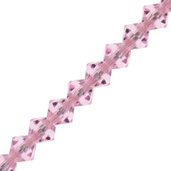 72 Preciosa Crystal 6mm Bicone Bead Pink Sapphire (70220)