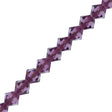 21 Preciosa Crystal Bicone Bead 6mm Amethyst (20050)