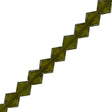 72 Preciosa Crystal 6mm Bicone Bead Matte Olivine (50230M)