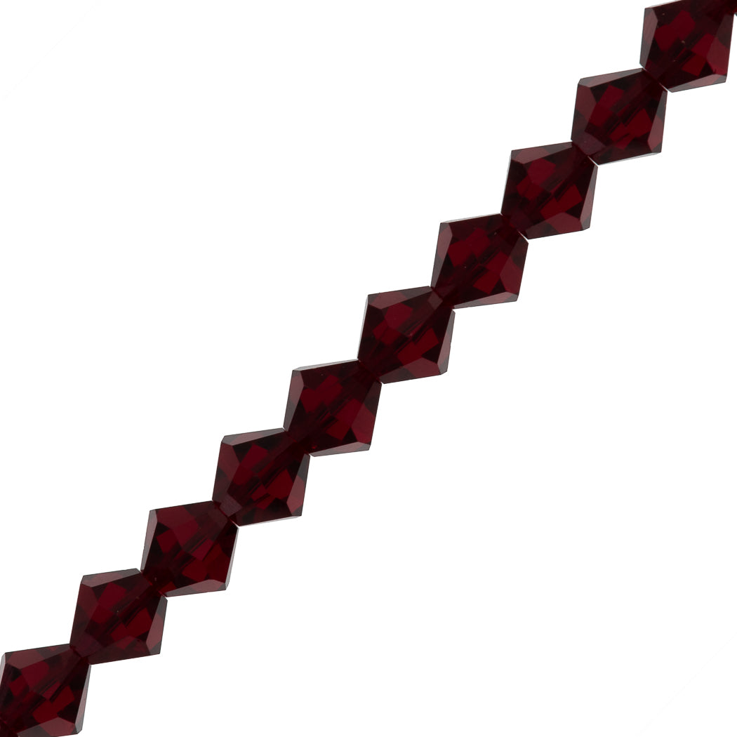 72 Preciosa Czech Crystal 6mm MC Bicone Bead Siam (90090)