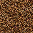 Czech Seed Bead 8/0 Gold Rainbow 22g Tube (01610)