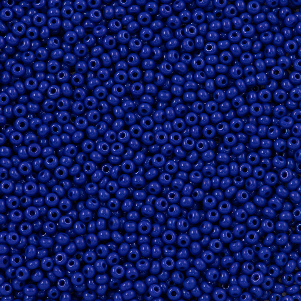 Czech Seed Bead 8/0 Opaque Blue (33050)
