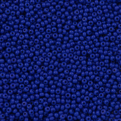Czech Seed Bead 8/0 Opaque Blue 2-inch Tube (33050)