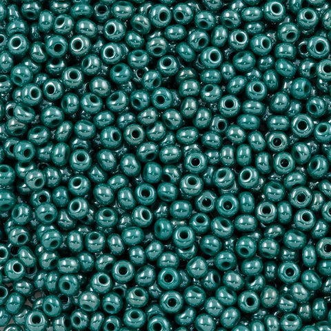 Czech Seed Bead 8/0 (3mm) Beads Opaque Black Beads